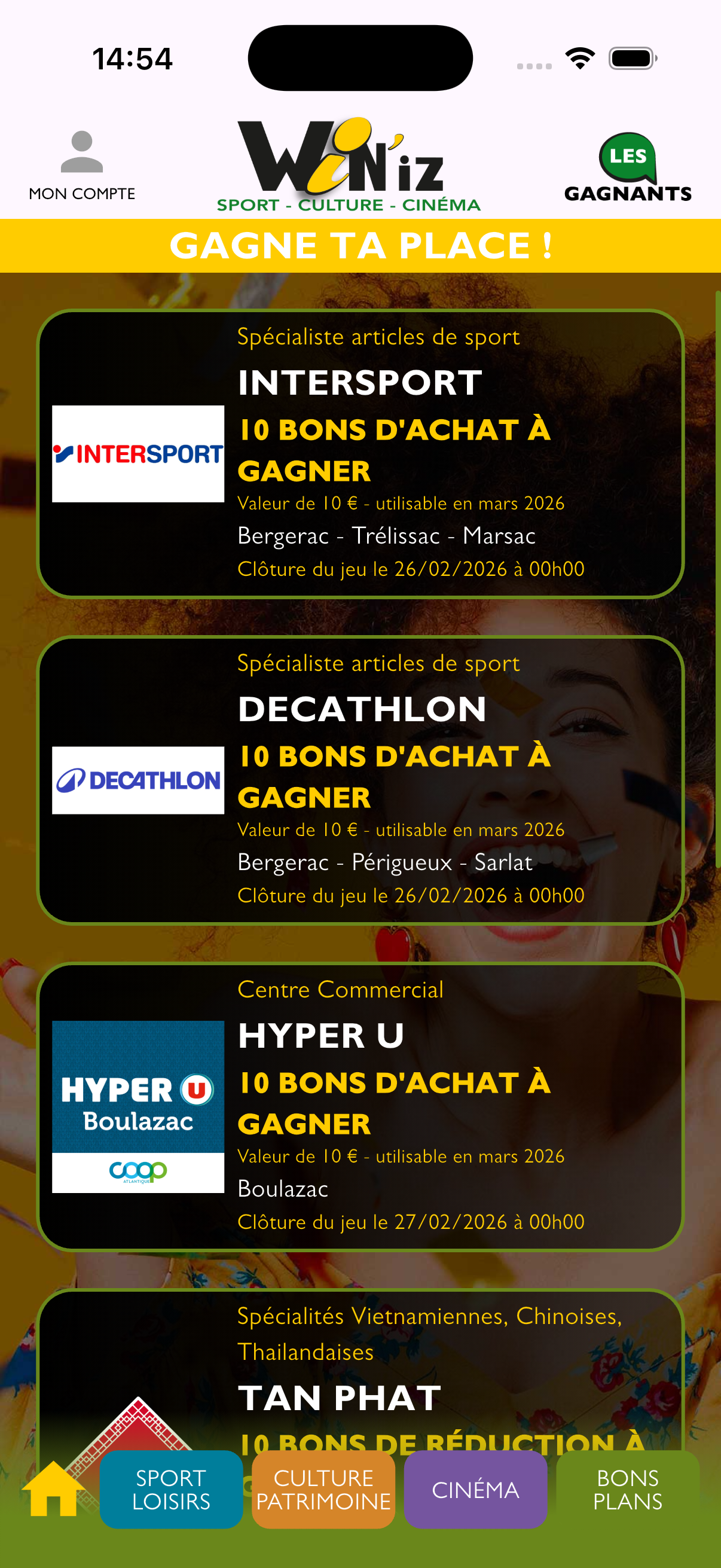 Capture d'écran Win'IZ - Écran 4